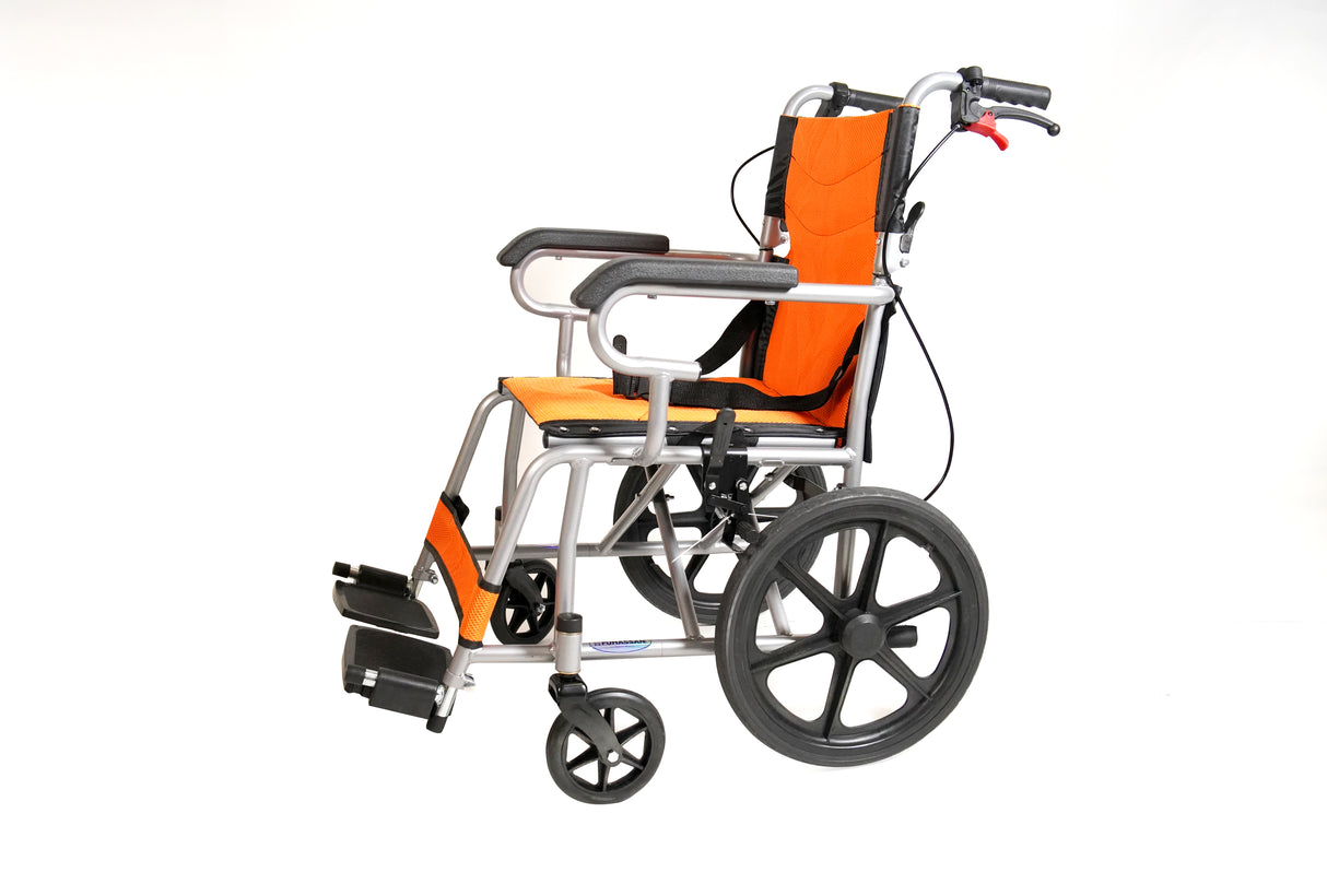 FH 03 Folding Attendant-Controlled Manual Wheelchair ( orange )