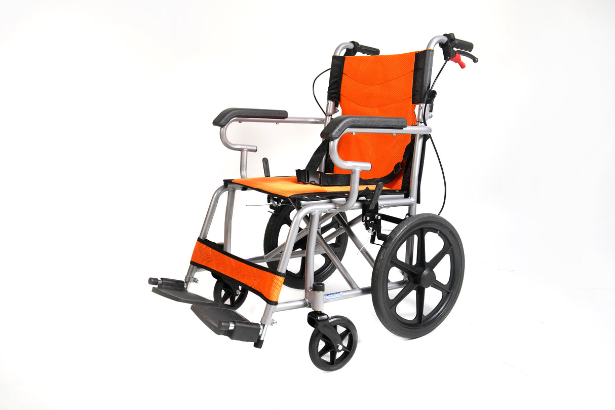 FH 03 Folding Attendant-Controlled Manual Wheelchair ( orange )