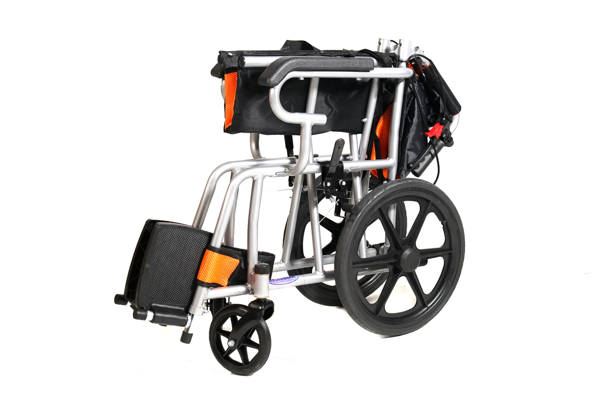 FH 03 Folding Attendant-Controlled Manual Wheelchair ( orange )